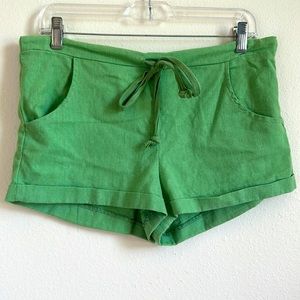 Green Women's Shorts